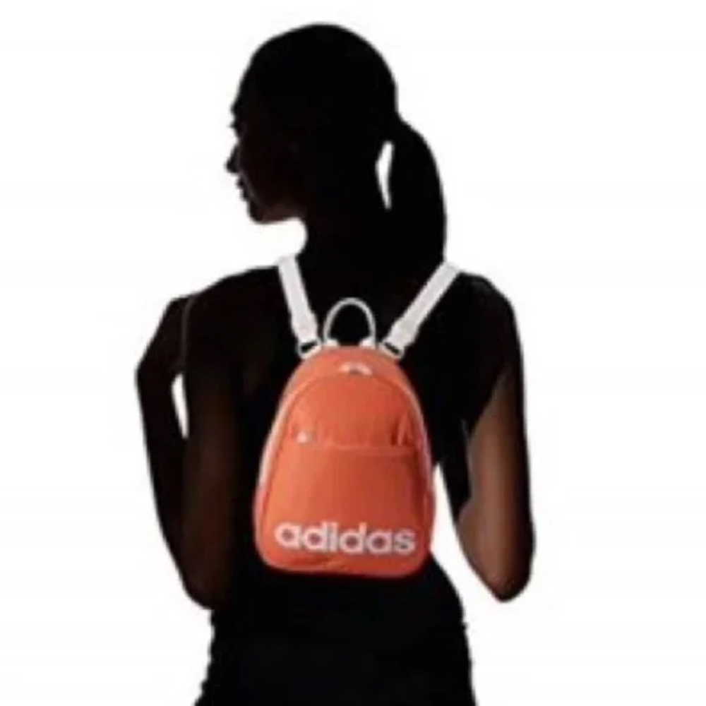 Adidas Women's Orange Sherbet/White Core Mini Backpack